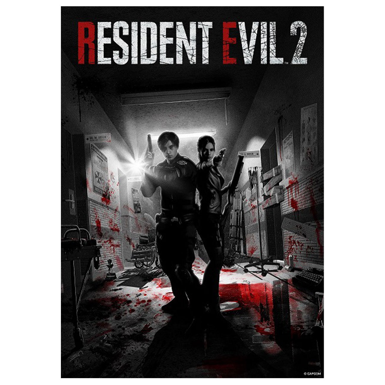 Resident Evil 2 remake print