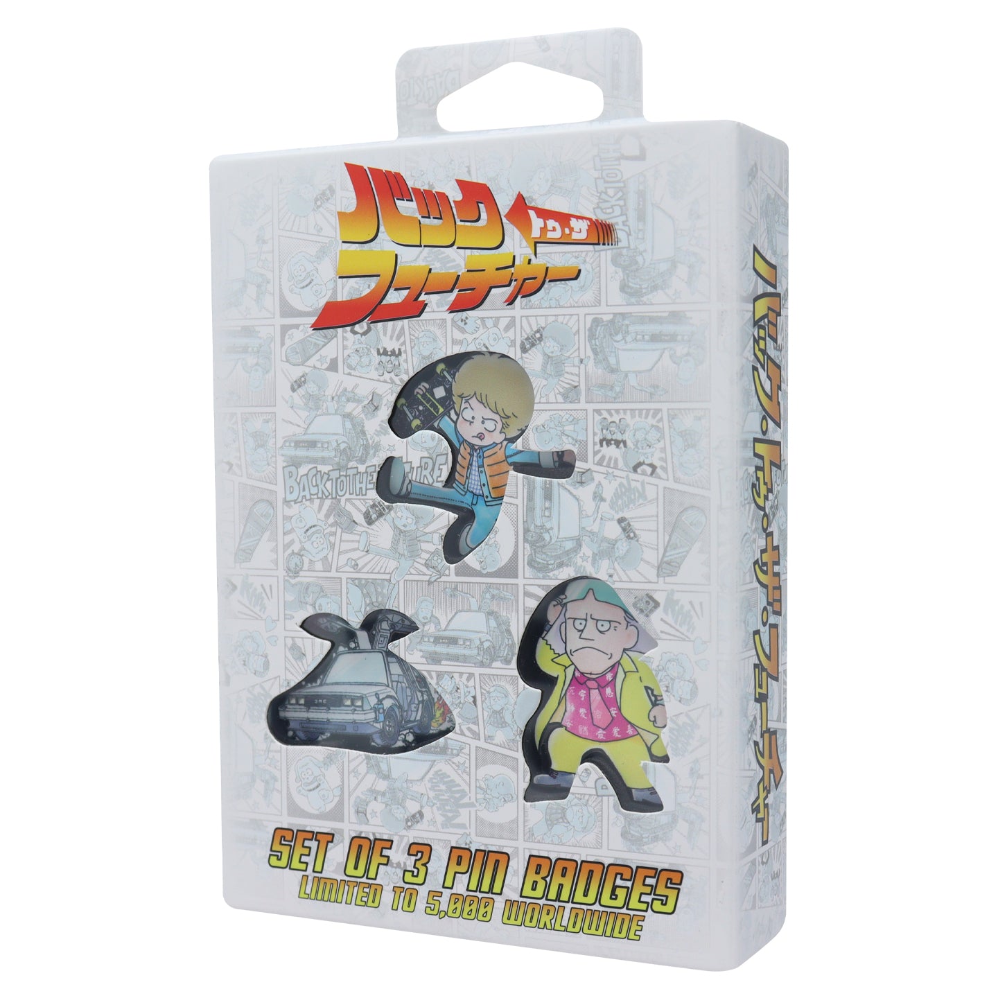 Back to the Future Limited Edition Japanese Style Triple Pin Badge Set –  Fanattik