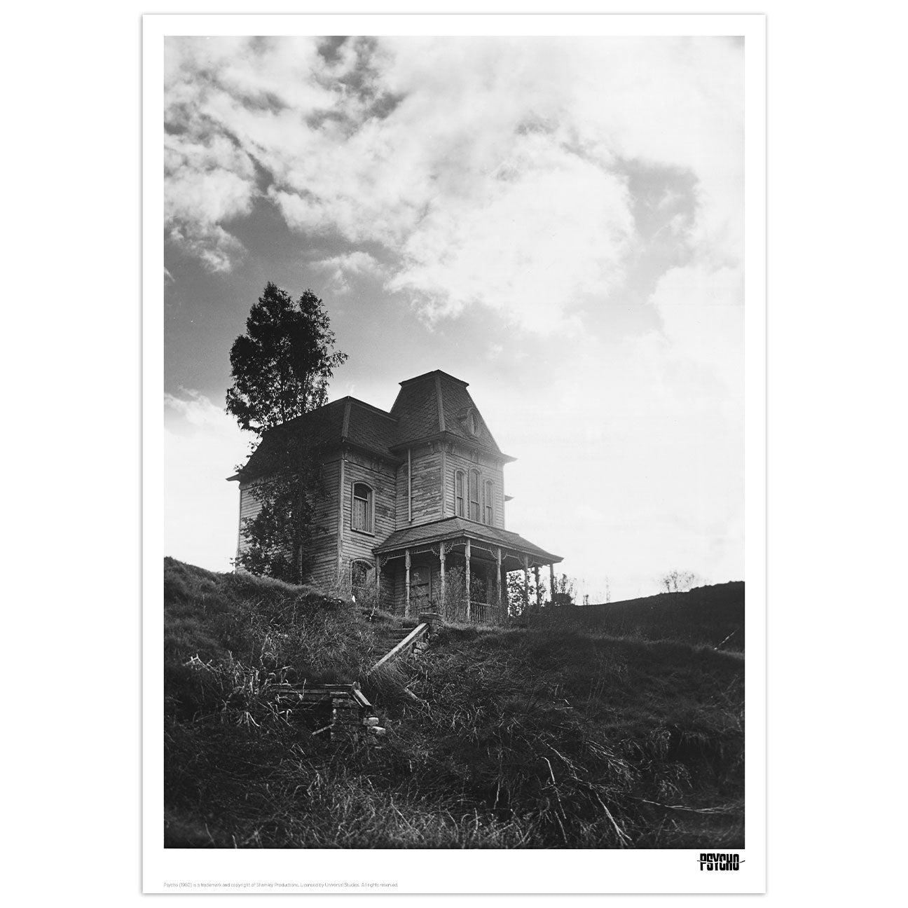 Alfred Hitchcock Psycho Limited Edition Art Print Fanattik 5003