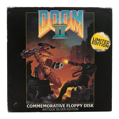 Doom II Floppy Disk Replica Antique Silver Edition