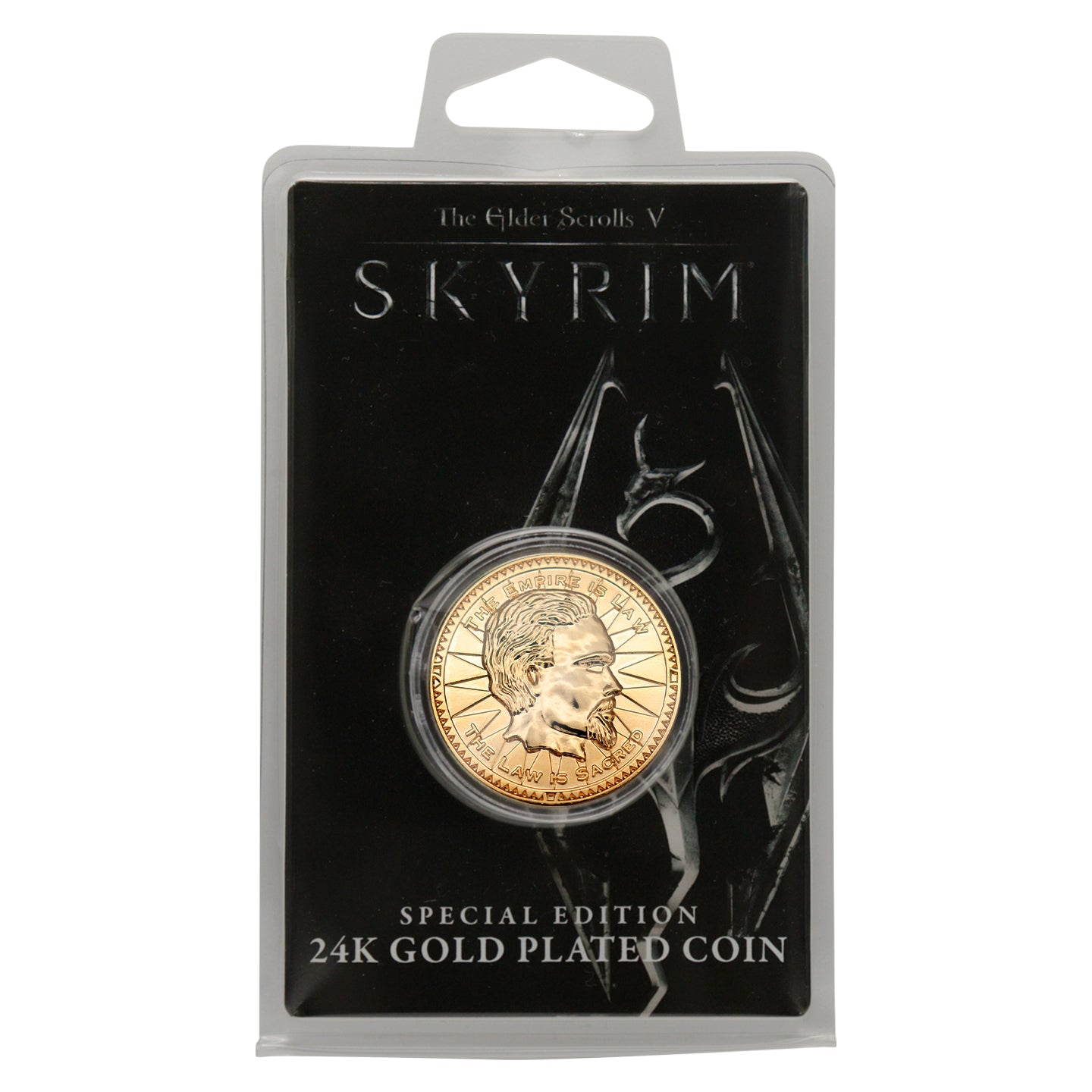 The Elder Scrolls V Skyrim 24k Replica Septim Collectible Coin