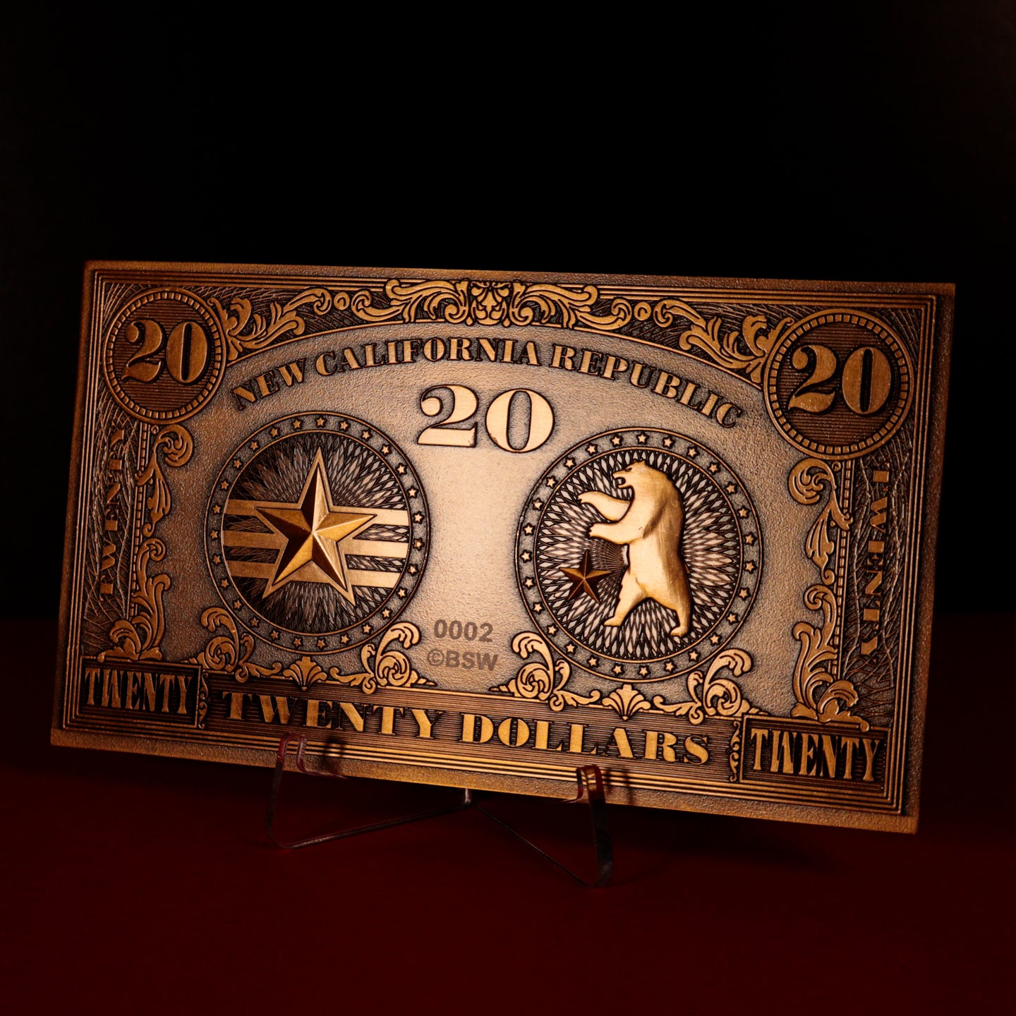 Fallout New Vegas Replica NCR $20 Bill