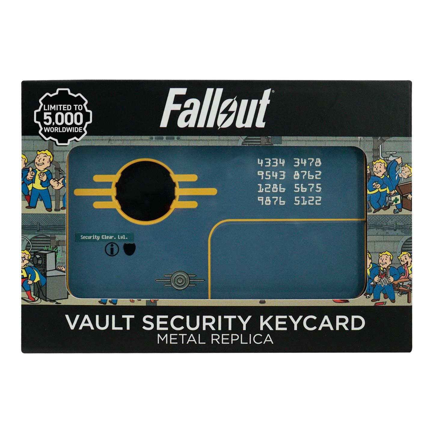 Fallout limited edition vault security keycard replica from Fanattik