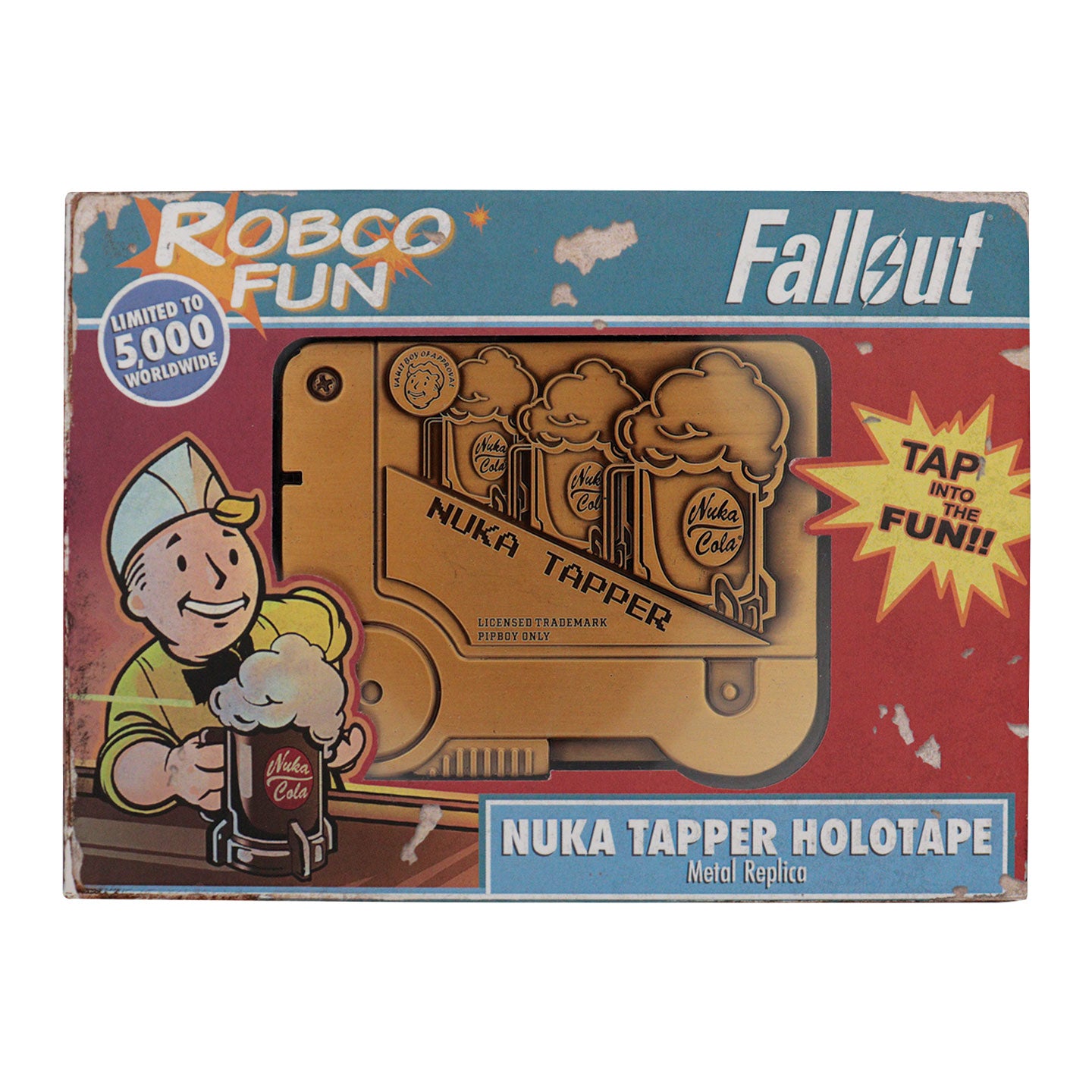 Fallout Nuka Tapper Holotape Replica Packaging Front Facing