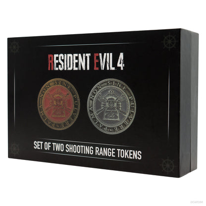 Resident Evil 4 Set of Two Shooting Gallery Tokens