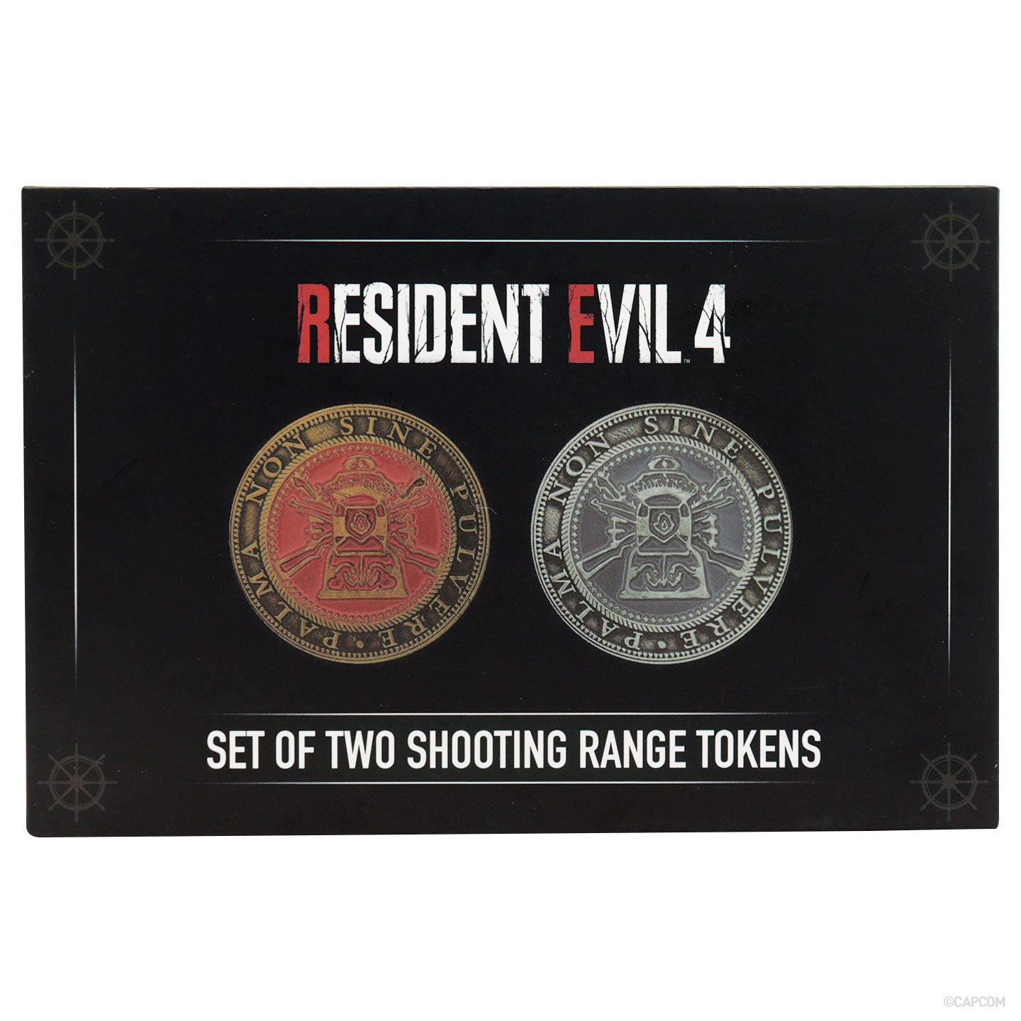 Resident Evil 4 Set of Two Shooting Gallery Tokens