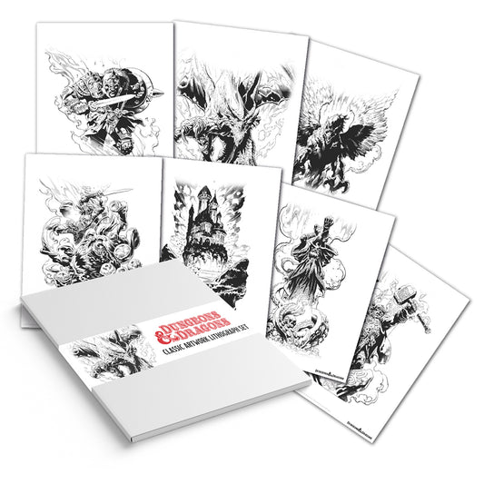 Dungeons & Dragons Limited Edition Lithograph Set