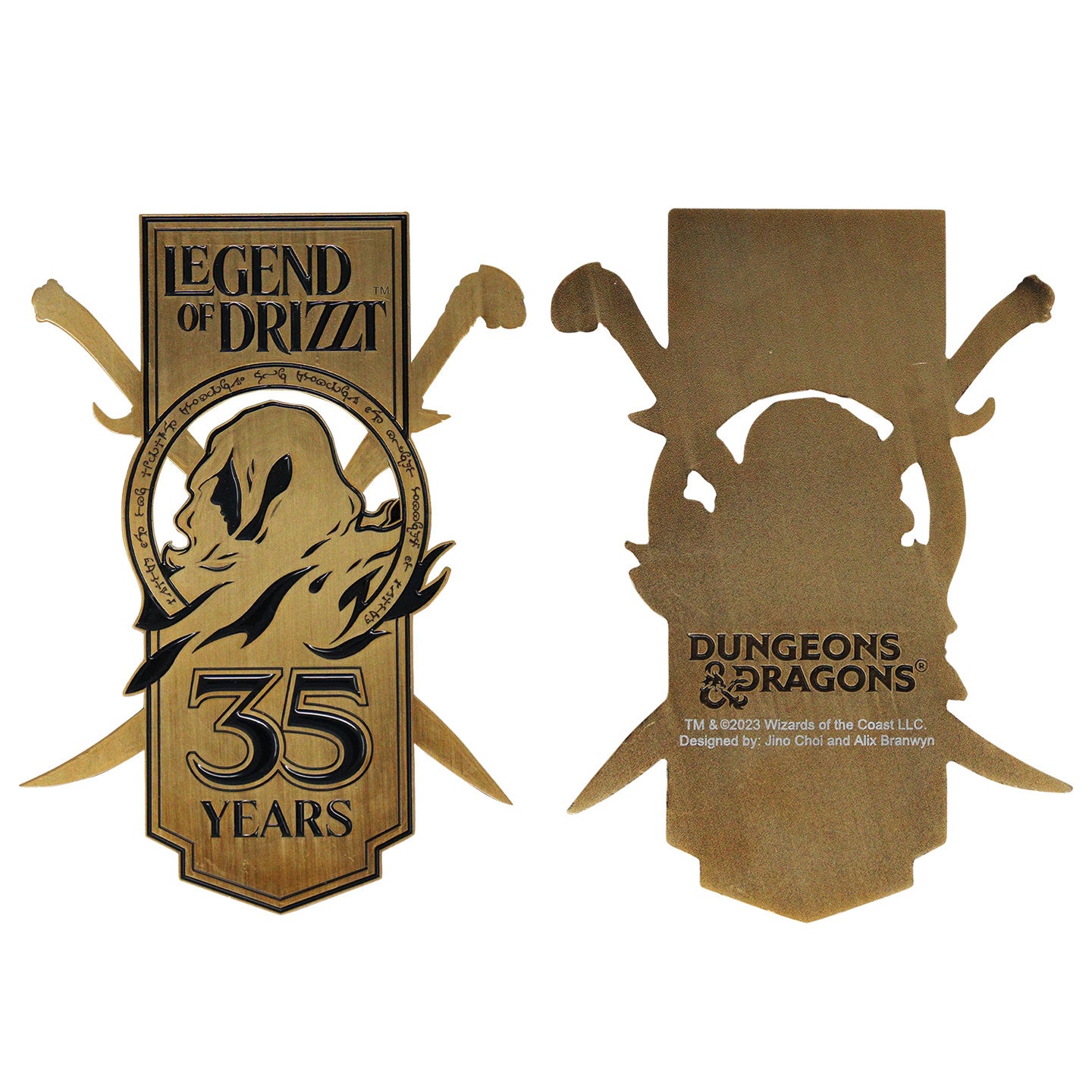 Dungeons & Dragons Limited Edition Legend of Drizzt 35th Anniversary Metal Collectible Ingot
