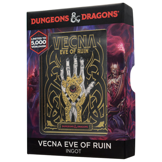 Dungeons & Dragons Vecna Eve of Ruin Ingot Packaging Close Up