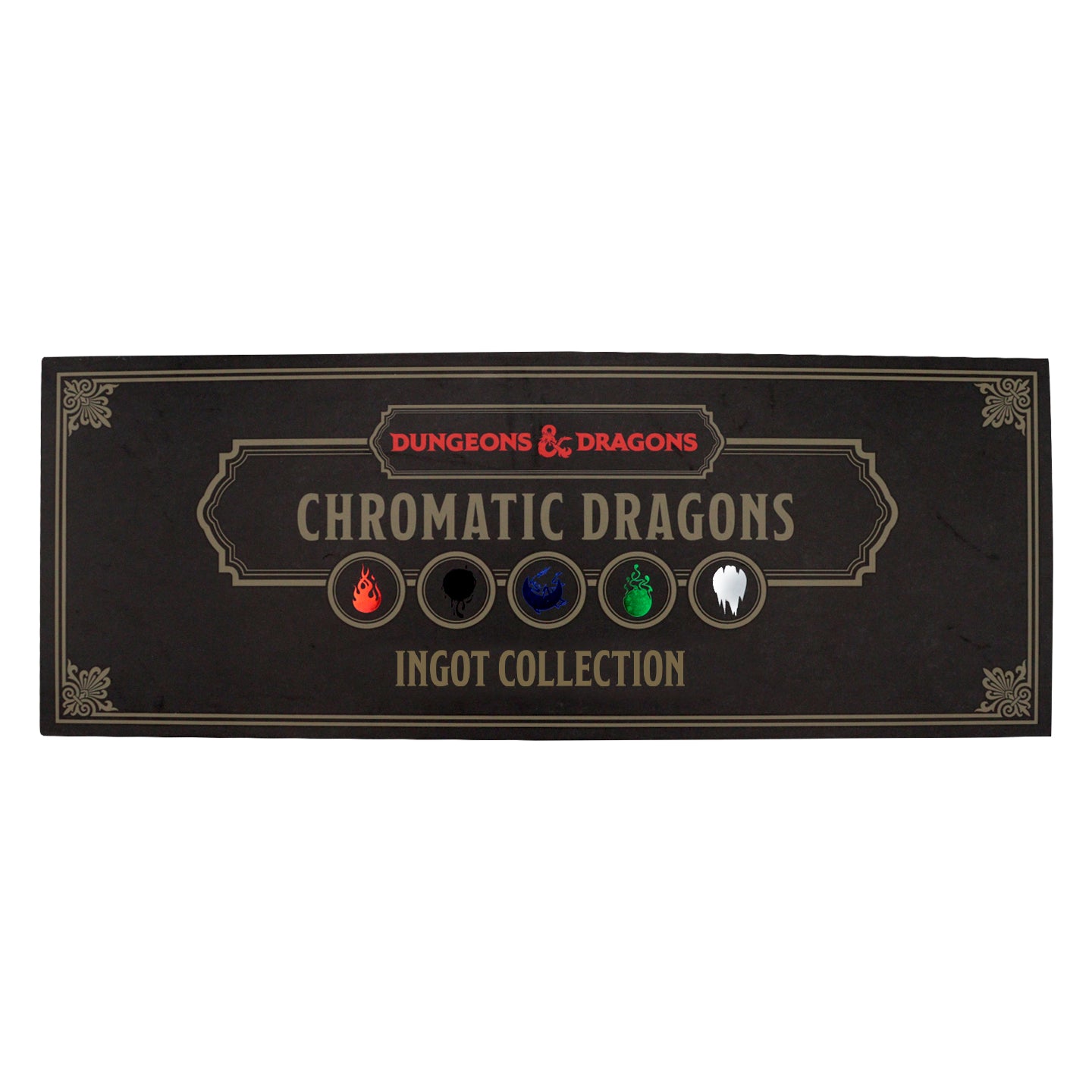 Dungeons & Dragons Chromatic Dragons Ingot Set Box Ariel Shot