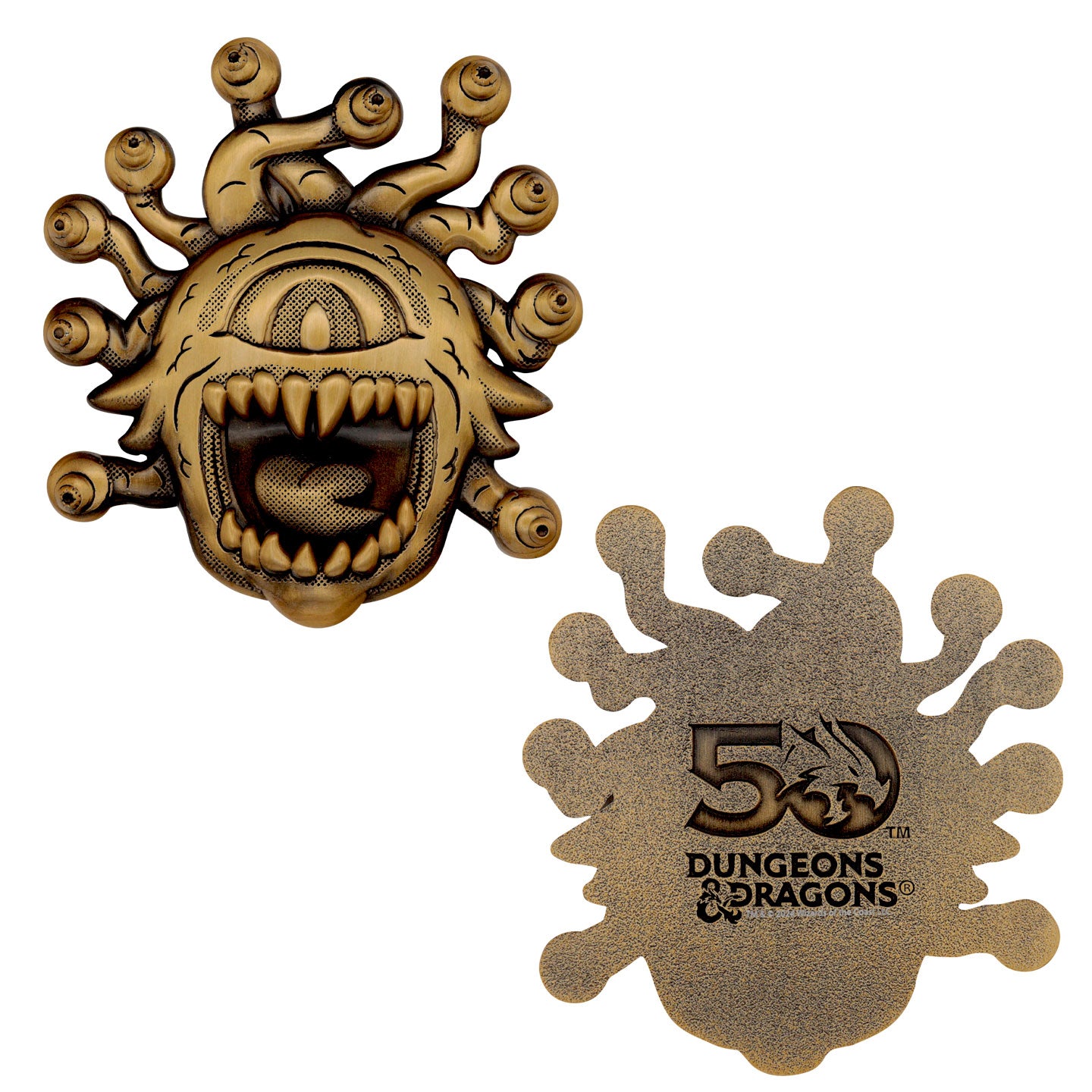 Dungeons & Dragons 50th Anniversary Beholder Twin Collectible Medallion Set