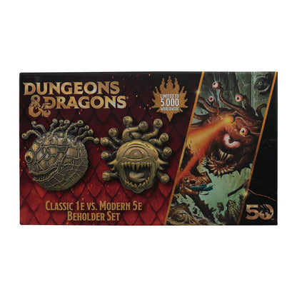 Dungeons & Dragons 50th Anniversary Beholder Twin Collectible Medallion Set