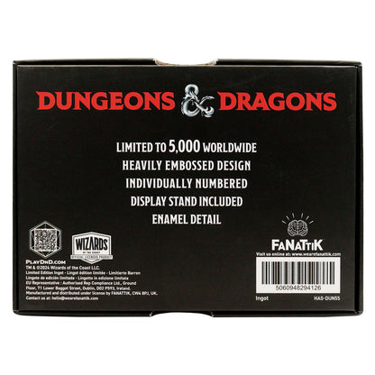 Dungeons & Dragons Displacer Beast Ingot Packaging Reverse 