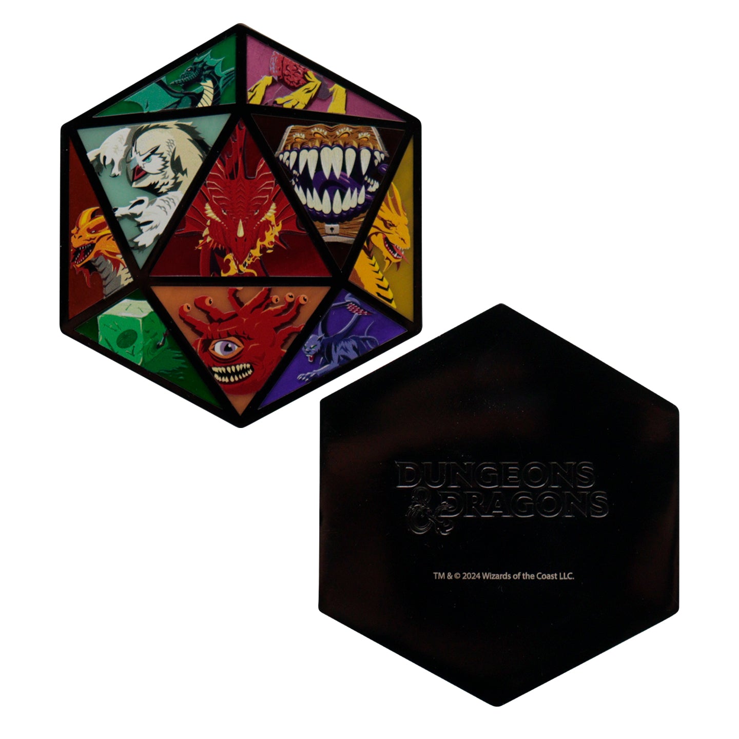 Dungeons & Dragons D20 Medallion Face and Reverse