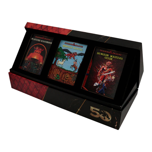 Dungeons & Dragons 50th Anniversary 1st Edition Book Cover Collectible Ingot Set