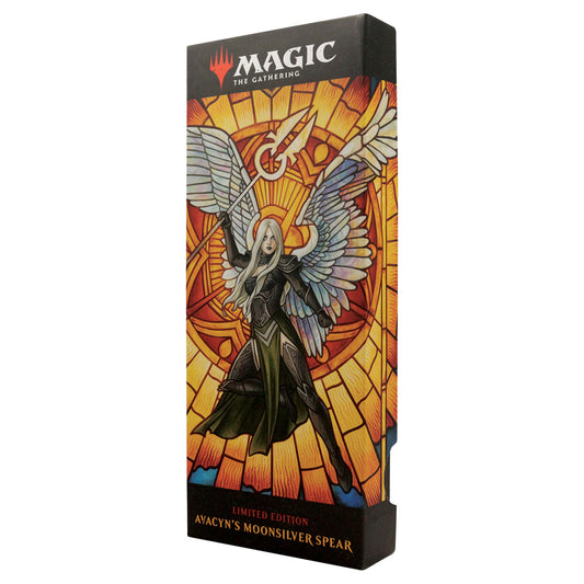 Magic the Gathering .999 Silver Plated Avacyn's Moonsilver Spear Mini Replica Packaging