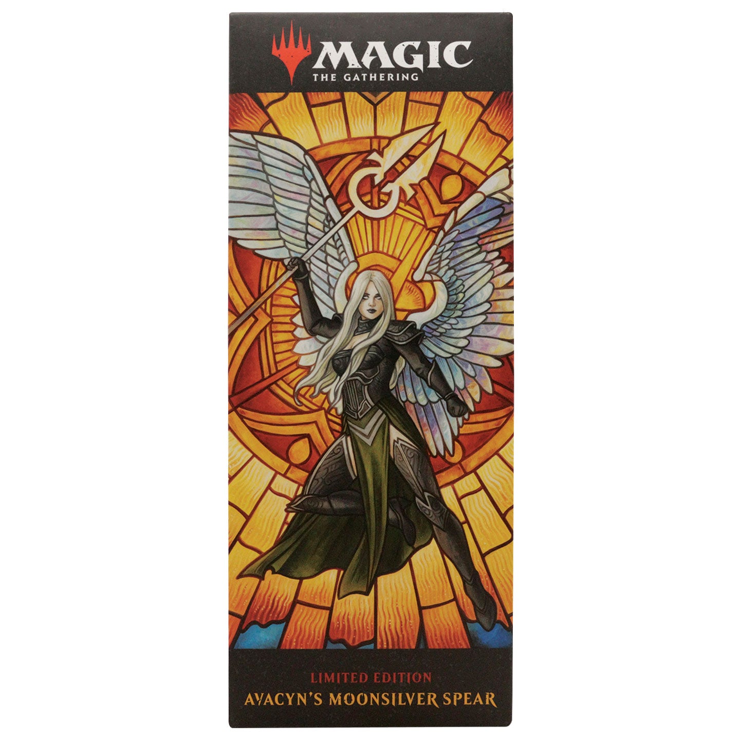 Magic the Gathering .999 Silver Plated Avacyn's Moonsilver Spear Mini Replica Packaging