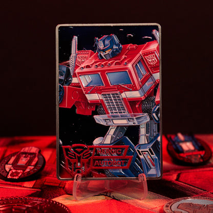 Transformers 40th Anniversary Autobots Collectible Metal Ingot