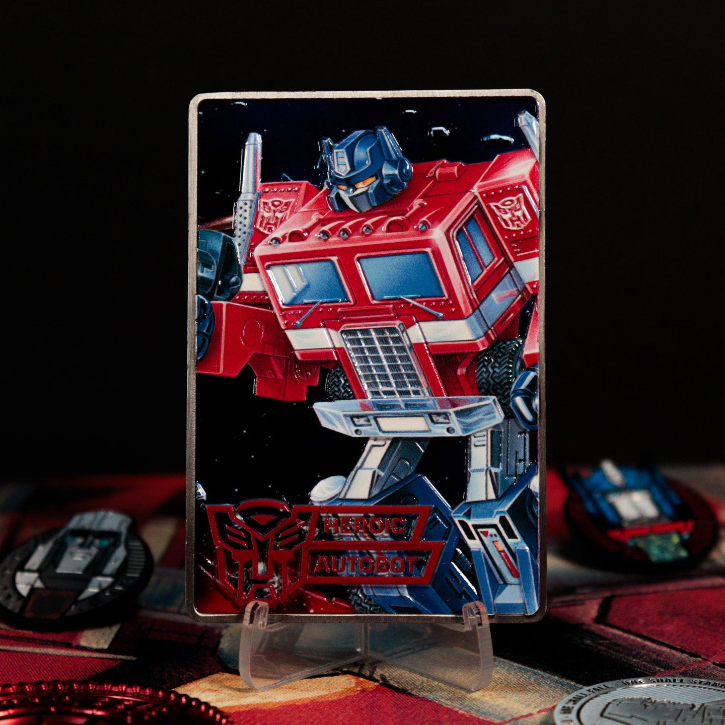 Transformers 40th Anniversary Autobots Collectible Metal Ingot