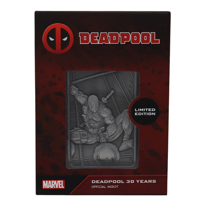 Marvel Limited Edition Deadpool 30th Anniversary Ingot