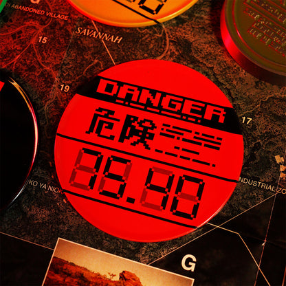 Metal Gear Solid Set of 4 Limited Edition Metal Coasters Danger