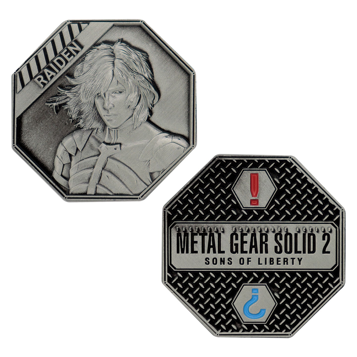 Metal Gear Solid 2 Raiden Coin Front and Reverse