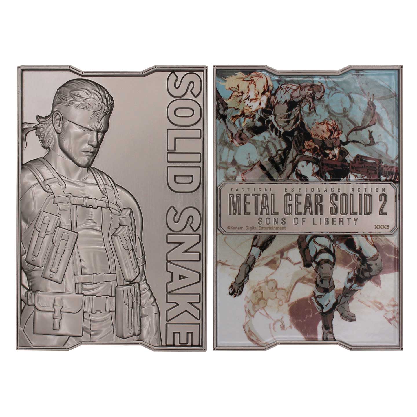 Metal Gear Solid 2 Snake Collectible Ingot