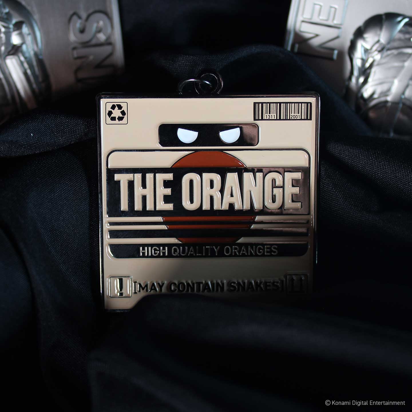 Metal Gear Solid 2 The Orange Cardboard Box Keyring