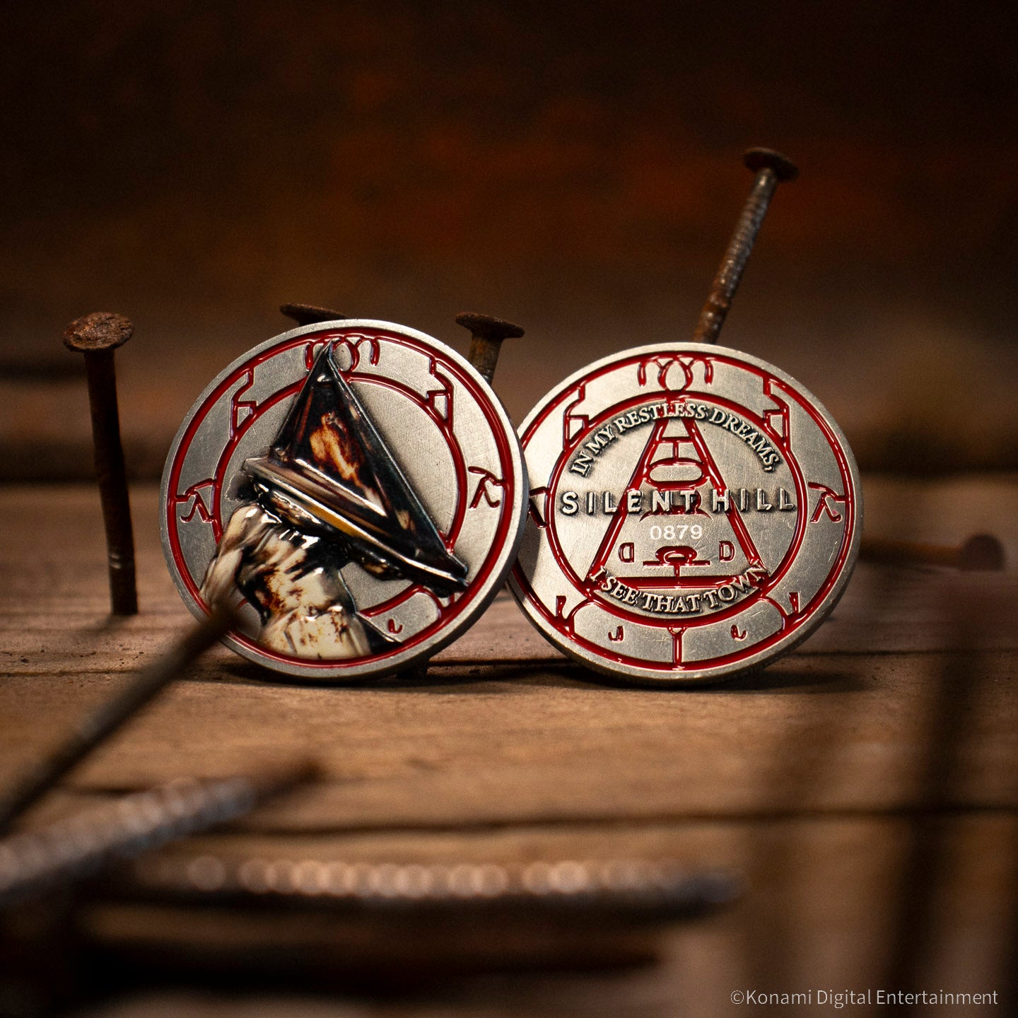 Silent Hill Collectible Pyramid Head coin from Fanattik