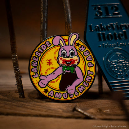 Silent Hill limited edition robbie the rabbit pin badge from Fanattik