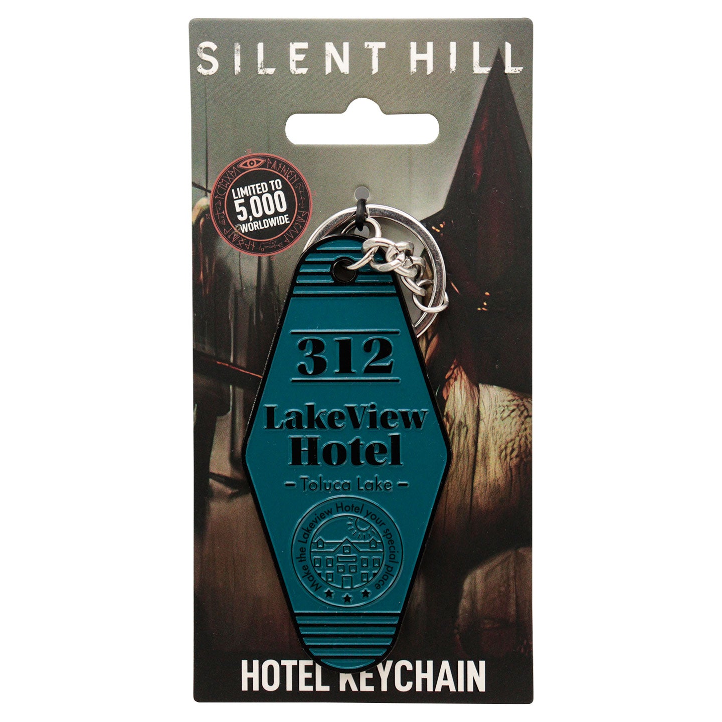 Silent Hill Lake View Hotel Collectible keyring from Fanattik