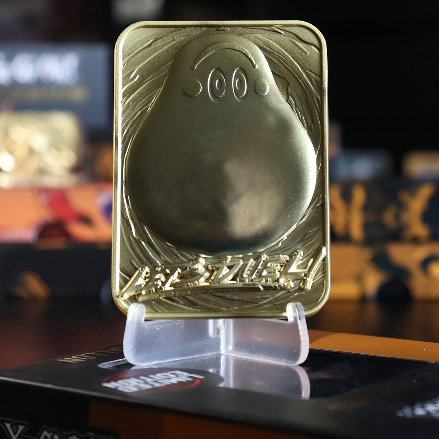 Yu-Gi-Oh! limited edition 24k gold plated metal Marshmallon card from Fanattik