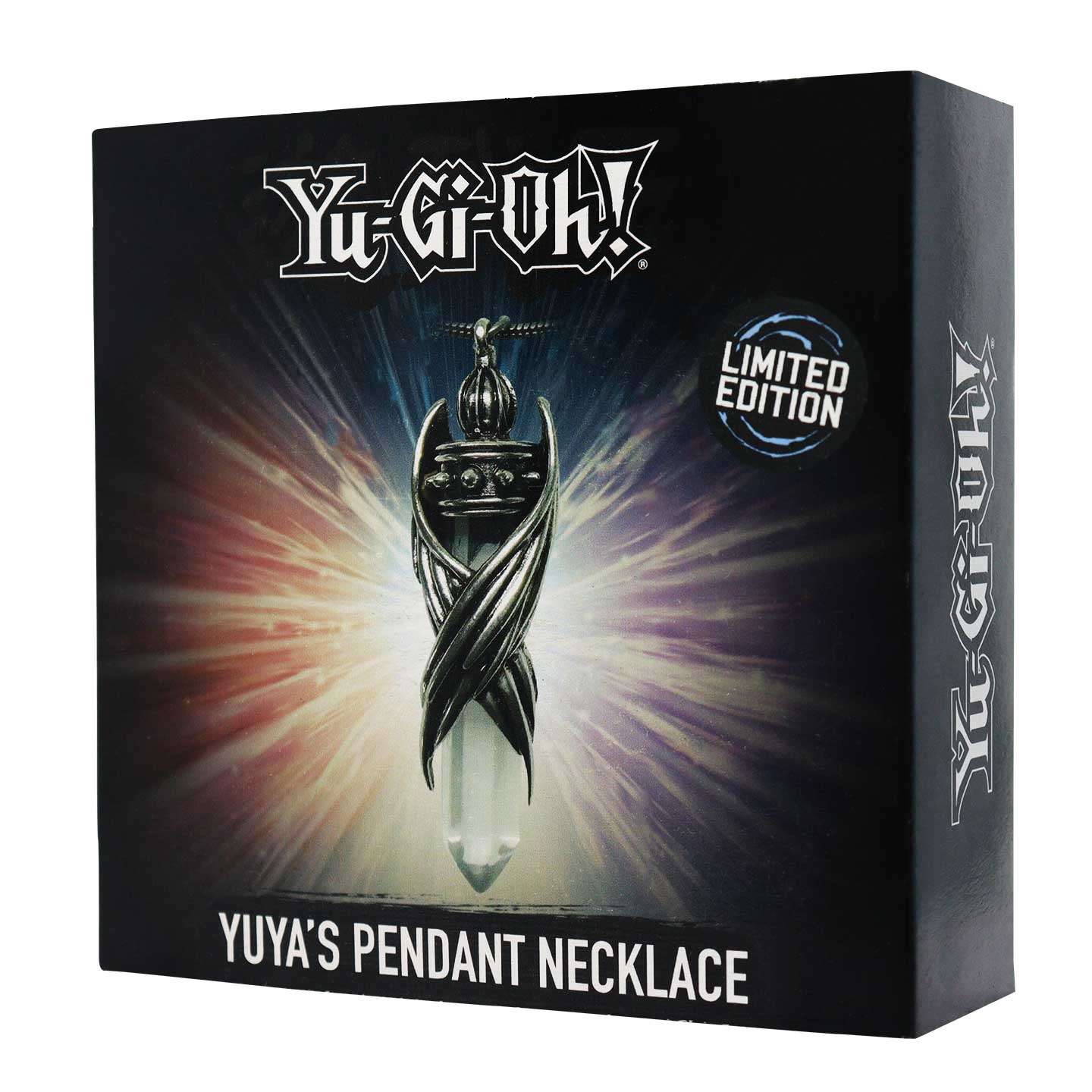 Yu-Gi-Oh! Limited Edition Replica Yuya's Pendant Collectible Metal Necklace and art card