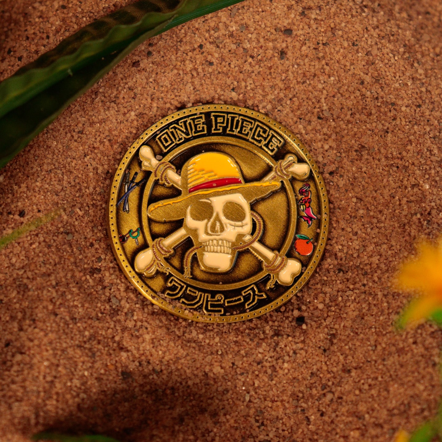 One Piece Limited Edition Collectible Coin Ariel Lifestyle Shot