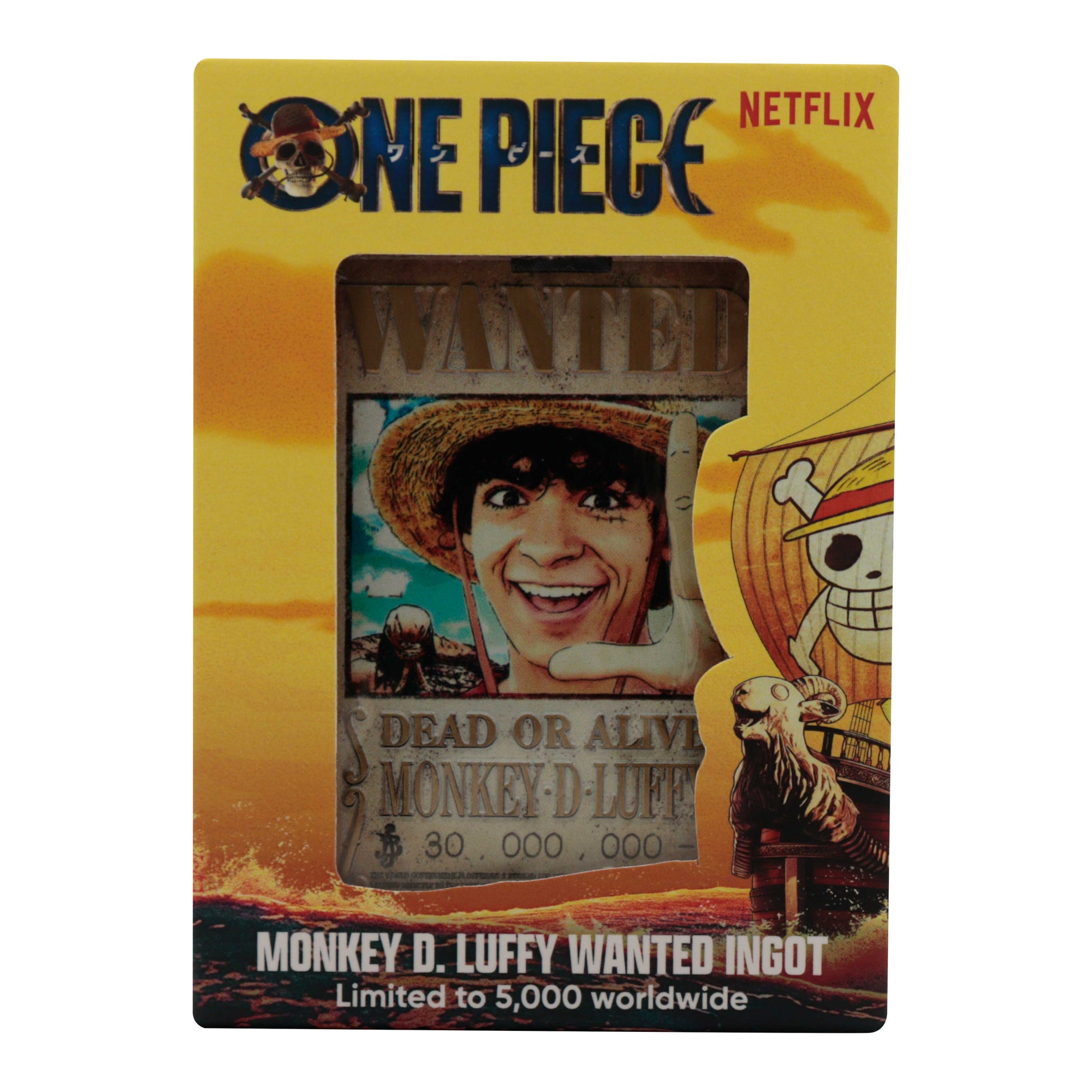 One Piece Limited Edition Wanted Poster Ingot