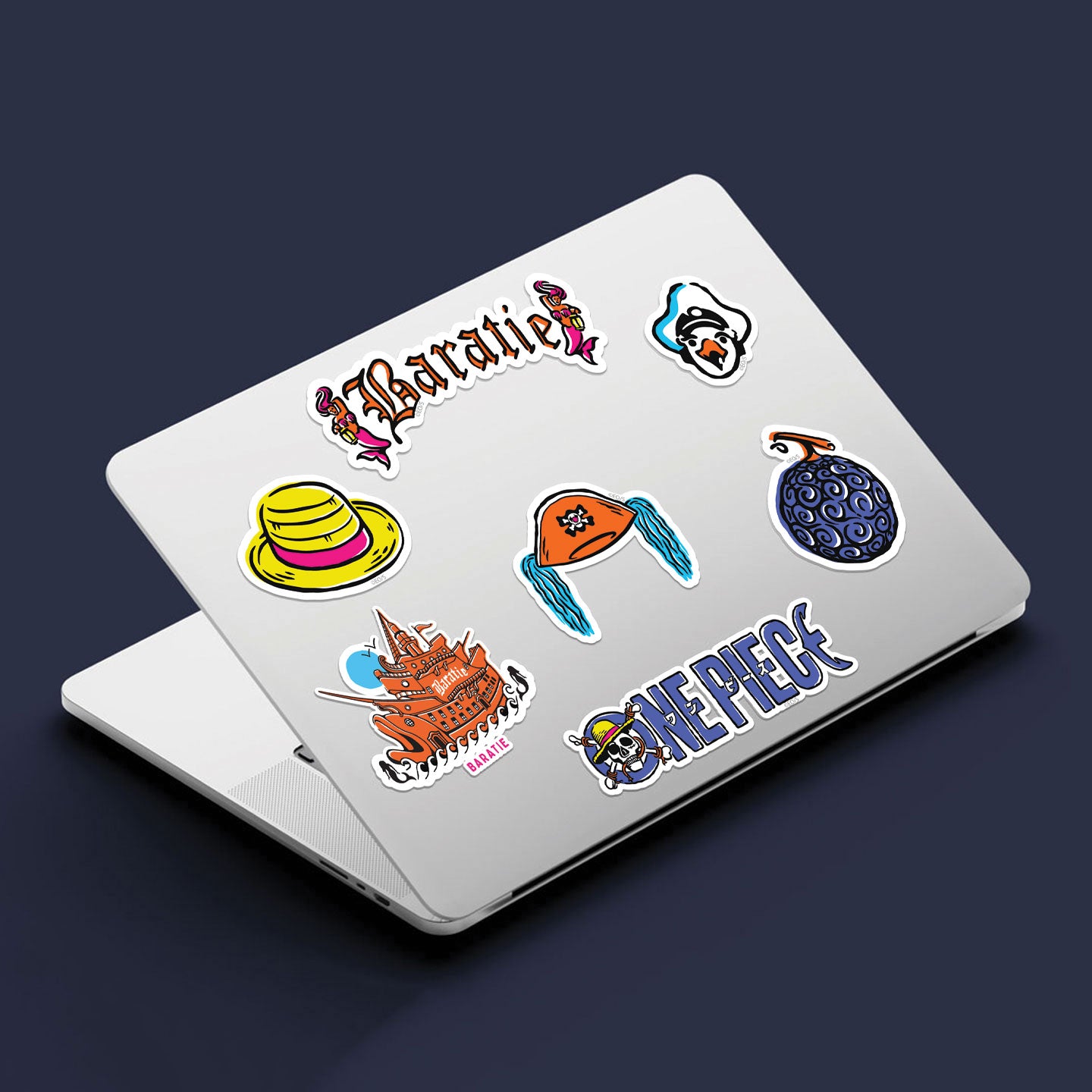 One Piece Tech Decal Stickers Laptop Lifestyle