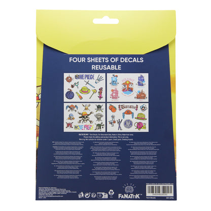 One Piece Tech Decal Stickers Packaging Reverse