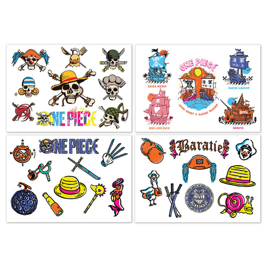 One Piece Tech Decal Stickers Sheets