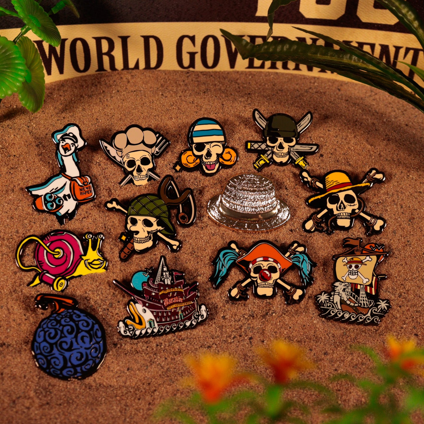 One piece online pin bundle