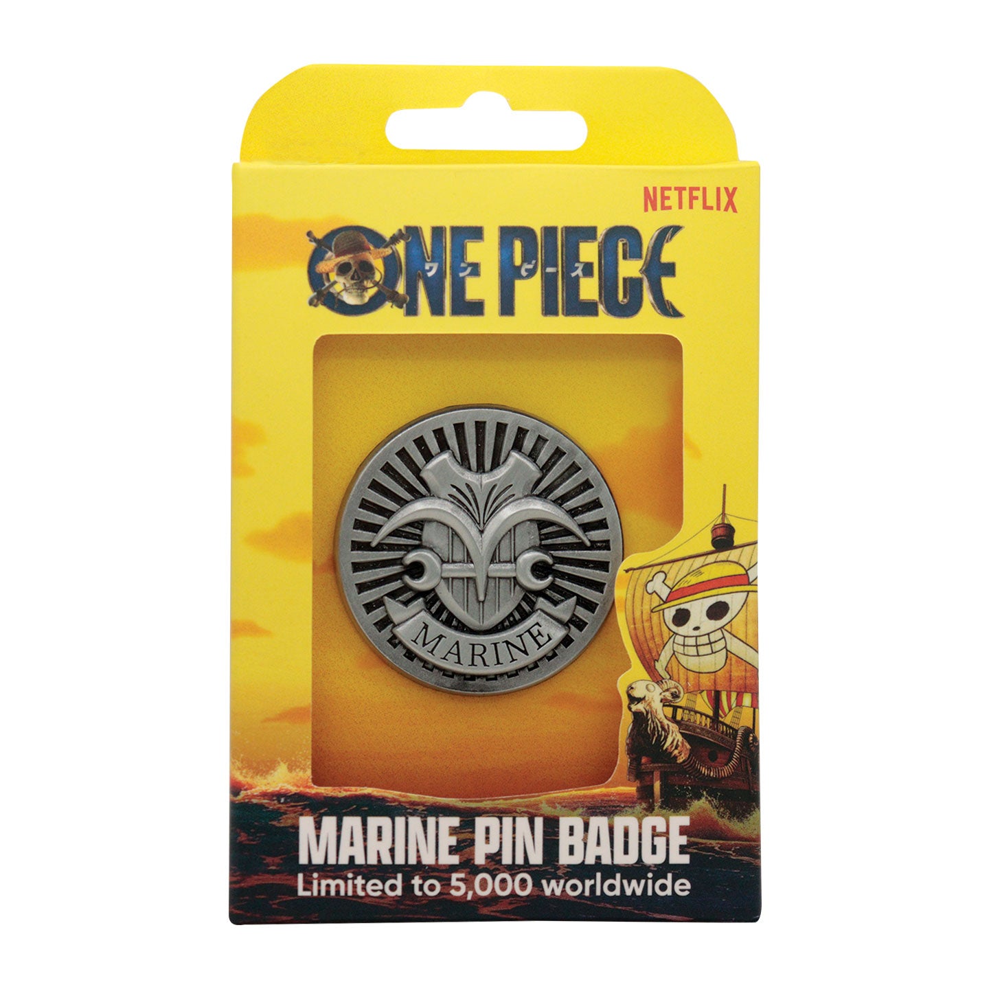 One Piece Limited Edition Marine Pin Badge Product Face