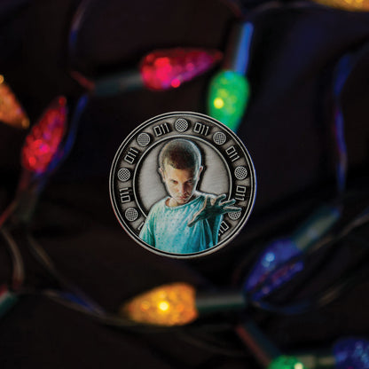 Stranger Things Eleven and Hopper Collectible Coin Face Lifestyle