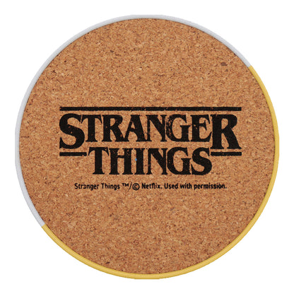 Stranger Things Set of 4 Coasters Cork Underside 