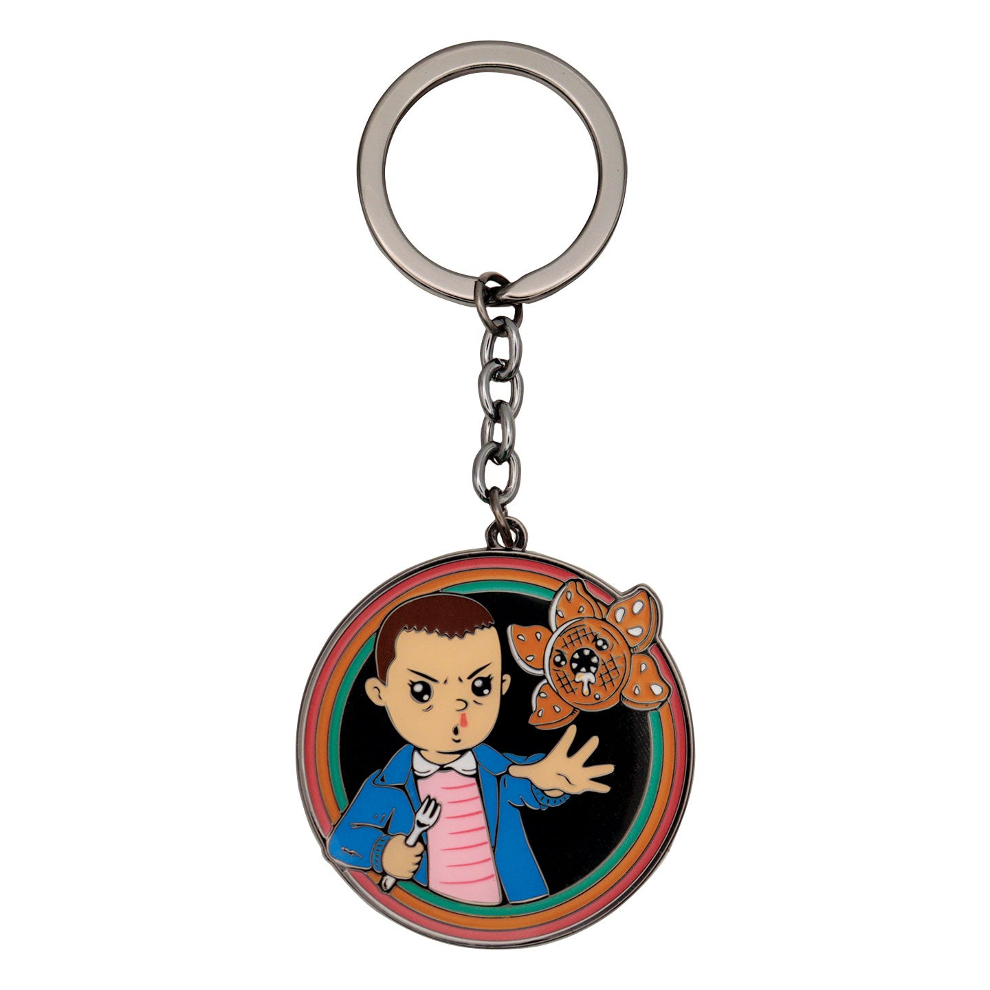 Stranger Things Eleven Keyring Close Up