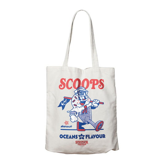 Stranger Things Scoops Ahoy Tote Bag