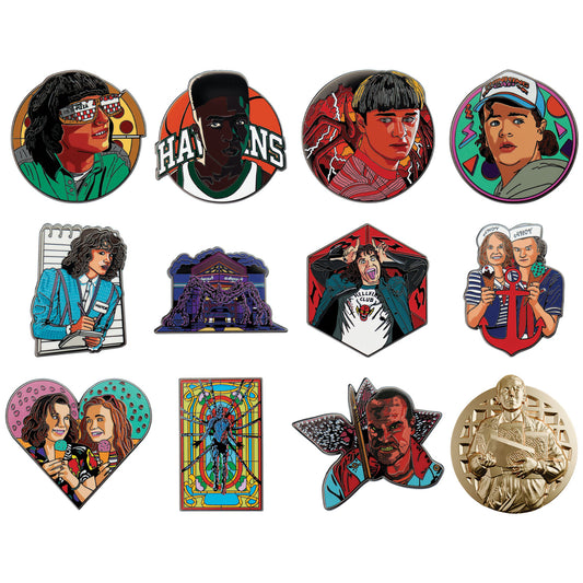 Stranger Things Mystery Pin Badges