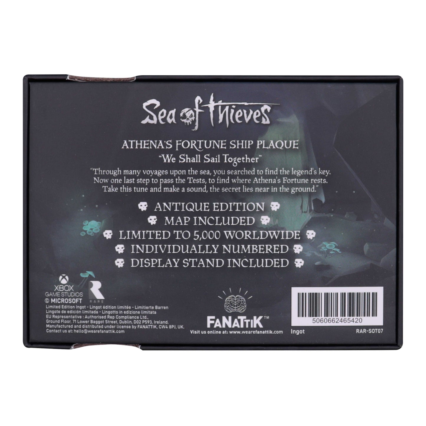 Sea of Thieves Limited Edition Athena's Fortune Ship Plaque Antique Edition