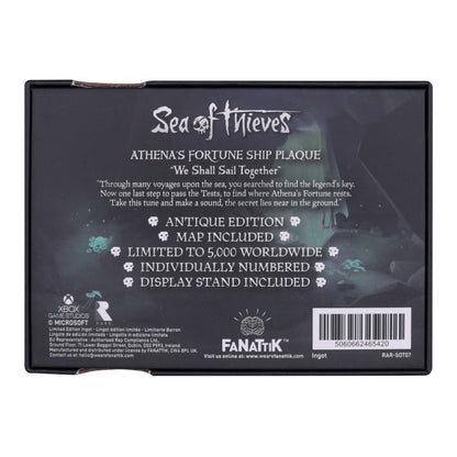 Sea of Thieves Limited Edition Athena's Fortune Ship Plaque Antique Edition