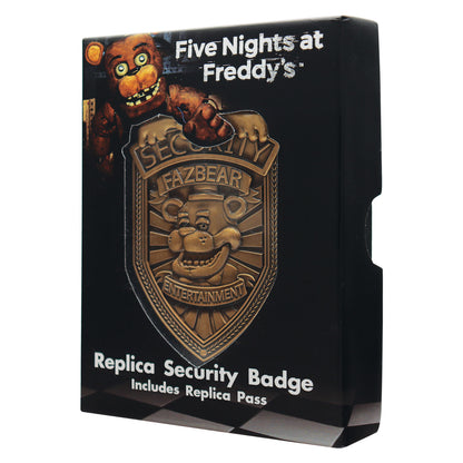 Five Nights at Freddy's Replica Security Badge Packaging