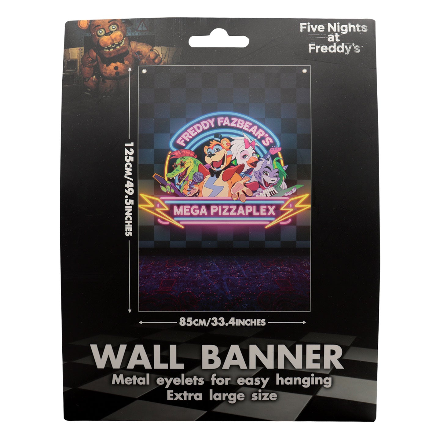 Five Nights at Freddy's Wall Banner Packaging face 