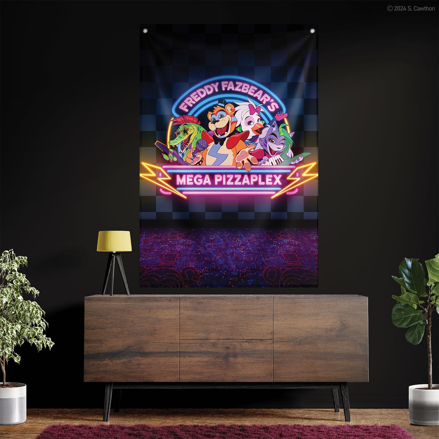 Five Nights at Freddy's Wall Banner Lifestyle